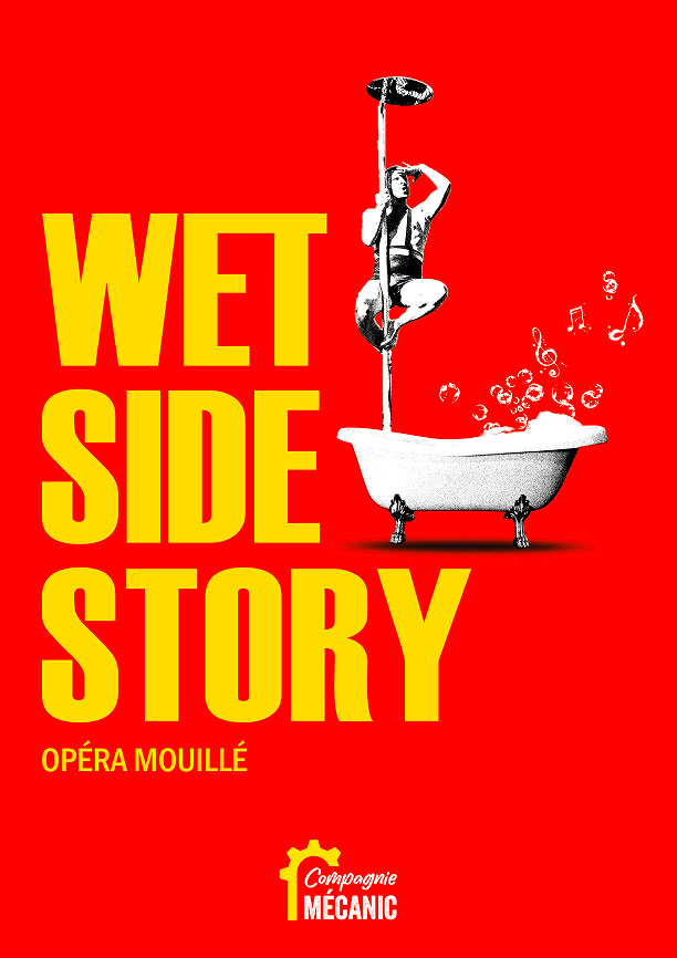 affiche spectacle colorée